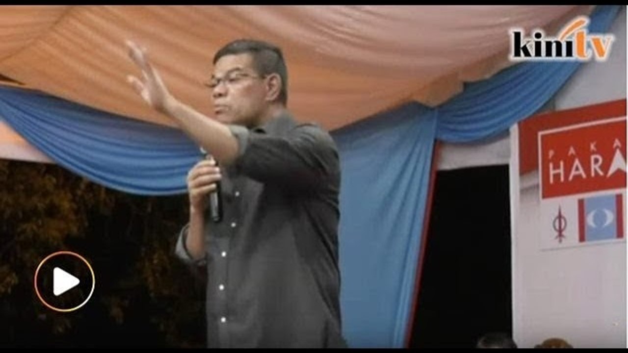 Tak boleh, kita kena sekat - Saifuddin