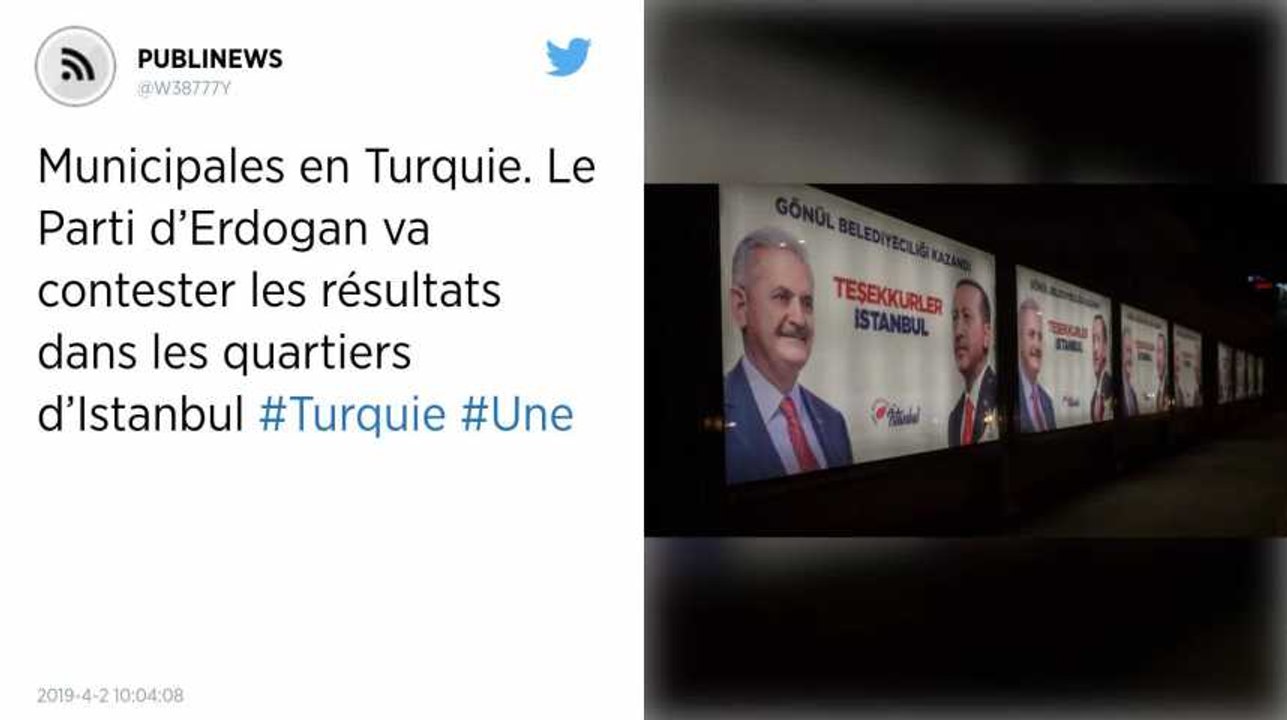 Municipales en Turquie. Le Parti d’Erdogan va c...