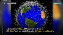 Indian satellite destruction created 400 pieces of debris, endangering ISS: NASA