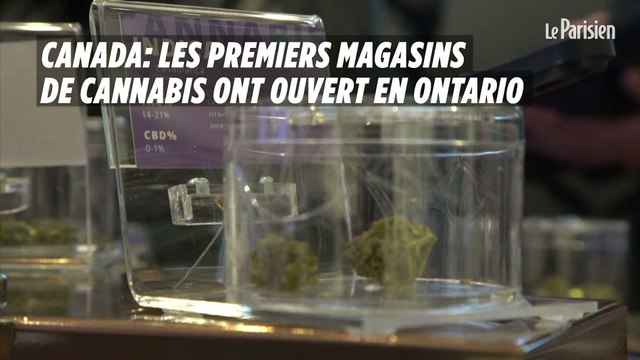 Canada : les premiers magasins de cannabis ont ouvert en Ontario