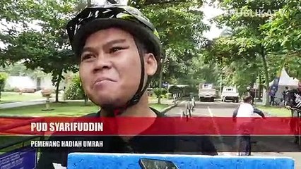 Pesan Haru Pemenang Umrah di Acara Sepeda Santai Republika