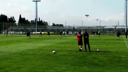 Partidillo de Entrenamiento entre los Suplentes y el Filial del Real Zaragoza