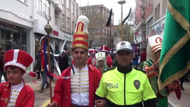 Otizmli çocuklardan oluşan mehter takımı eşliğinde yürüdüler - ADIYAMAN