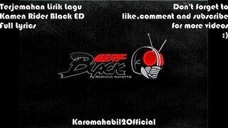 Terjemahan Lirik Lagu Kamen Rider Black ED Full Lyrics