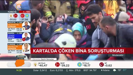 Kartal'da çöken bina soruşturması