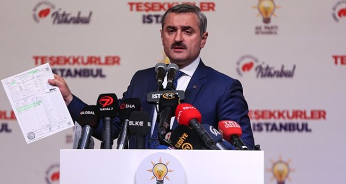 Son Dakika! AK Parti İstanbul İl Başkanı: 319 Bin Geçersiz Oy Var