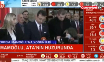 Ekrem İmamoğlu Anıtkabir'de kendini böyle tanıttı