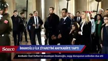 Ekrem İmamoğlu ilk ziyaretini Anıtkabir’e yaptı