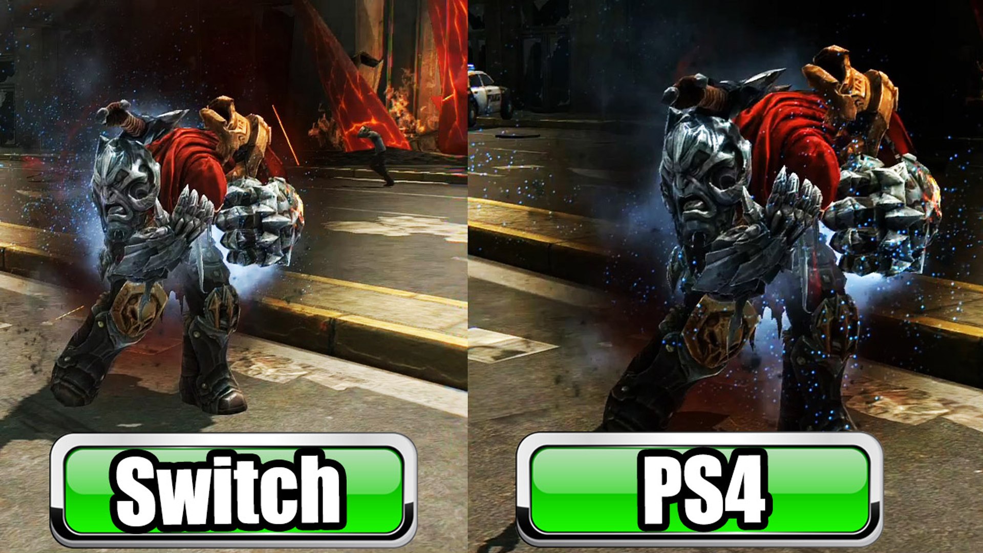 Darksiders Warmastered Edition Switch Vs Ps4 Gameplay Comparison Video Dailymotion