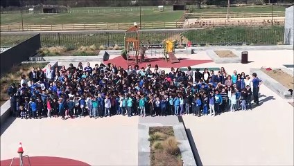 Cranves-Sales :  en bleu pour la journée de l'autisme !