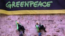 Greenpeace protesta contra Bolsonaro durante visita a Israel