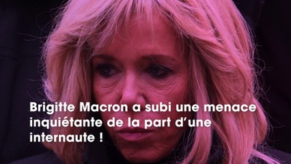 Brigitte Macron : menacée de mort par un internaute, elle réagit !