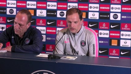 Tuchel : "Neymar, Cavani, Meunier et Di María ne sont pas disponibles"