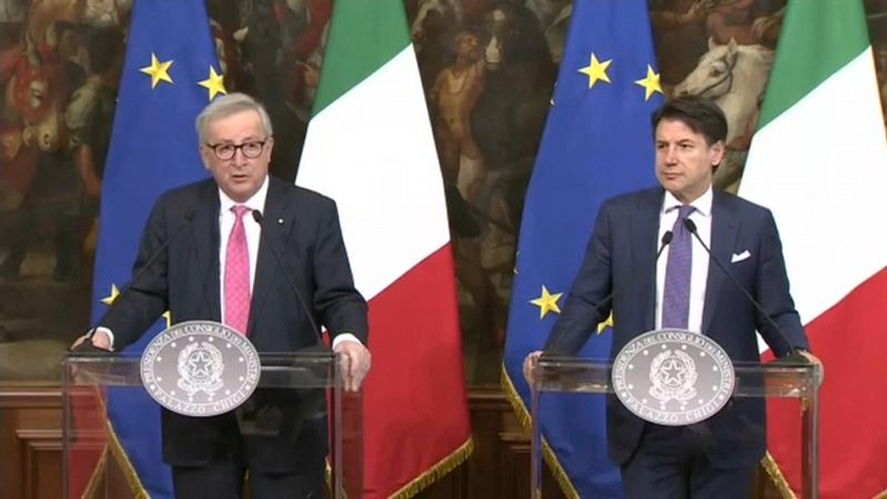 Juncker in Rom: Muss eine 'große Liebe' sein