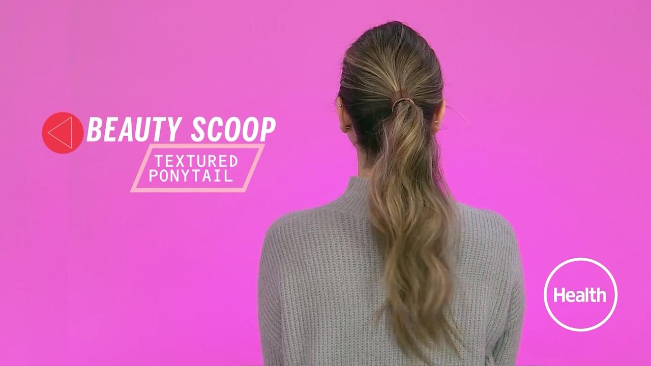 How to Get Sarah Potempa's Textured Ponytail
