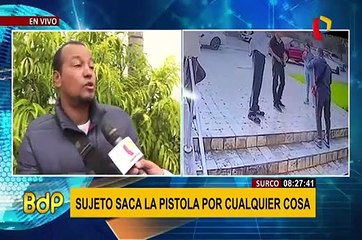 Surco: entrenador de perros pide que cancelen licencia a sujeto que lo amenazó con arma
