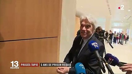 Procès Tapie : cinq ans de prison ferme requis contre l'homme d'affaires