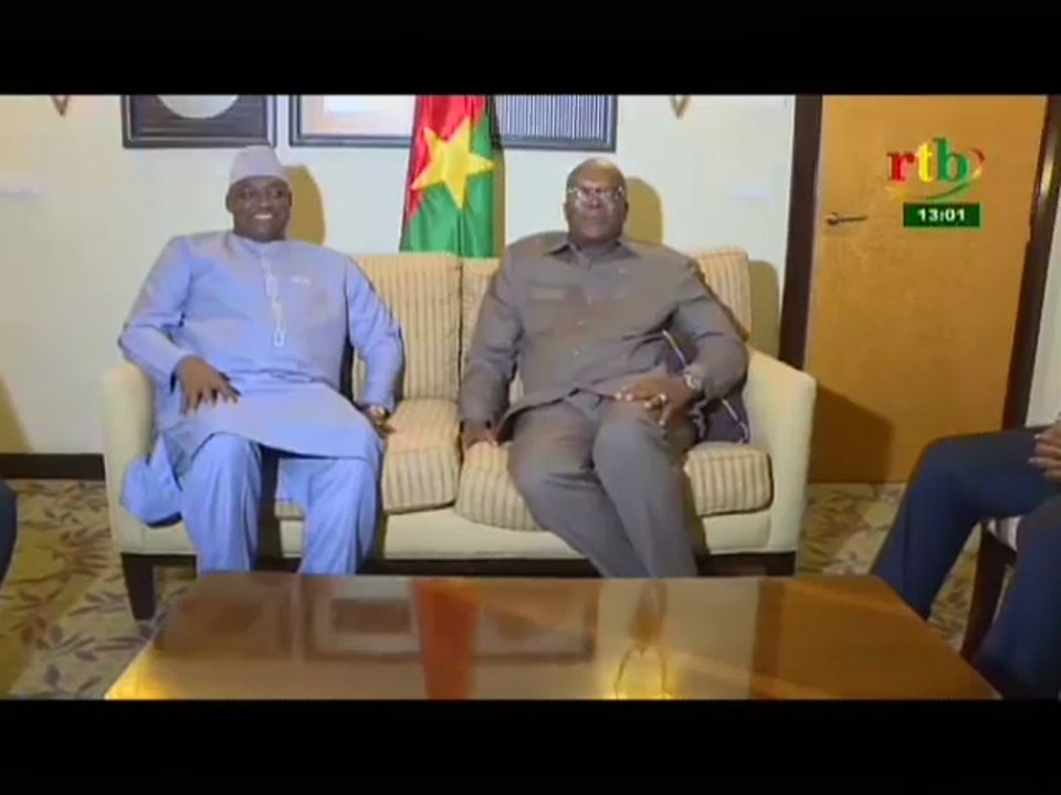 RTB/Audiences du président du Burkina Faso à Dakar avec plusieurs personnalités