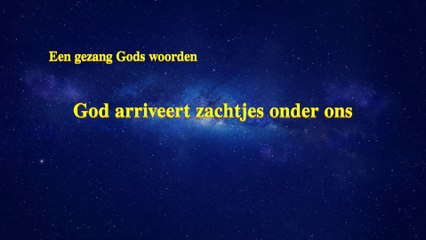 Gezang Gods woorden ‘God arriveert zachtjes onder ons’ (Nederlandse muziek)