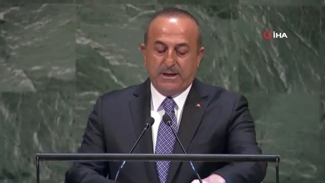 Dışişleri Bakanı Mevlüt Çavuşoğlu, BM Genel Kurulu'nda Türkiye Terörün Her Türlüsüne Karşı....