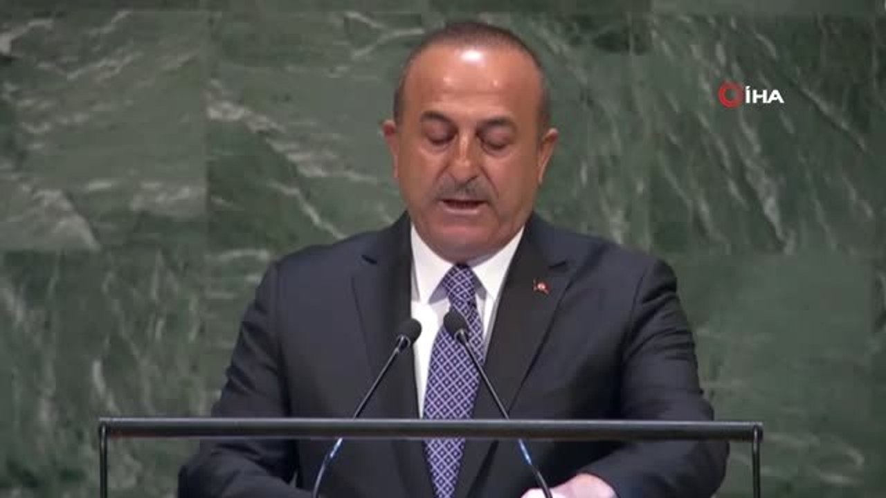 Dışişleri Bakanı Mevlüt Çavuşoğlu, BM Genel Kurulu'nda "Türkiye Terörün Her Türlüsüne Karşı....