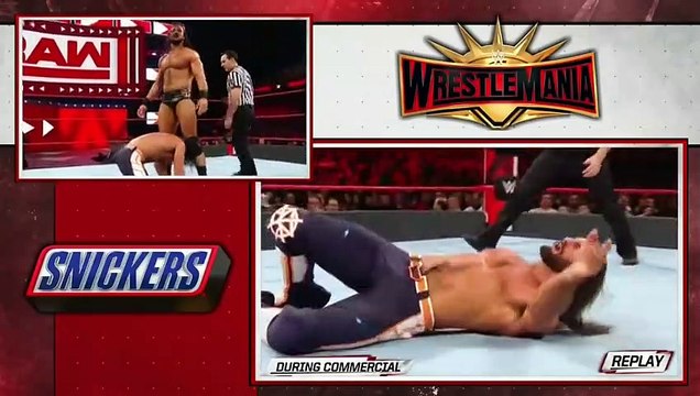 WWE Monday Night Raw - Seth Rollins vs Drew McIntyre - 18 March 2019 HD Part-2