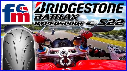 Bridgestone Battlax Hypersport S22 montados en la Ducati Panigale V4 | Onboard