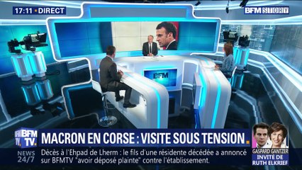 Emmanuel Macron en Corse: Visite sous tension
