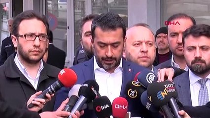 Ak Partililer İl Seçim Kurulu Önünde Açıklama Yaptı
