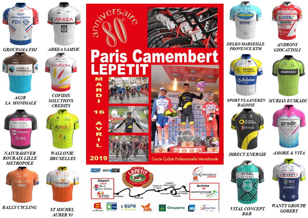 Course cycliste Paris - Camembert Lepetit