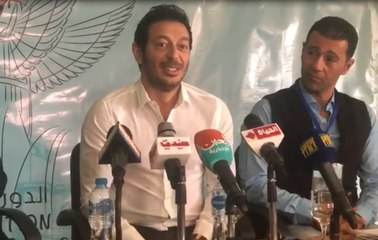 مصطفى شعبان أثناء تكريمه في  مهرجان شرم الشيخ: بقيت ممثل بالصدفة