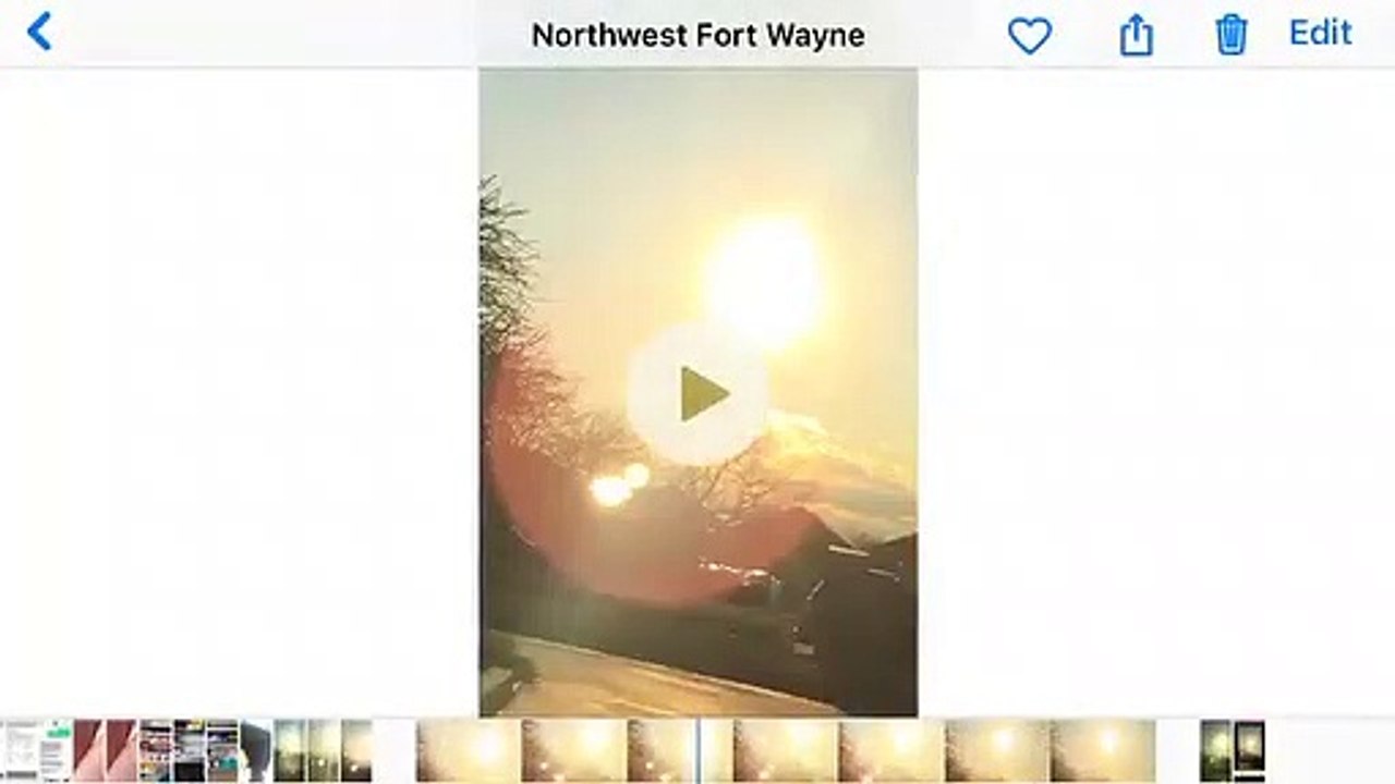 TWO SUNS IN NE INDIANA (red planet )