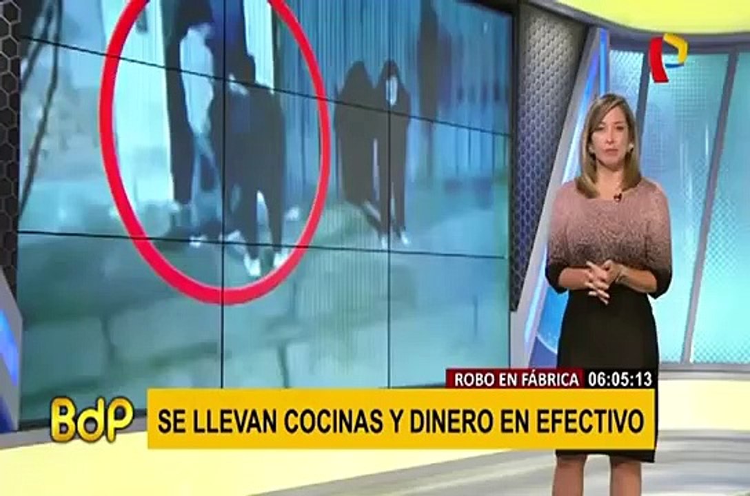 Ate Vitarte: delincuentes roban fábrica de cocinas y se llevan 10 mil soles