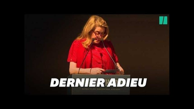 Pour l'hommage à Agnès Varda, Catherine Deneuve était très émue