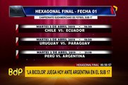 Sudamericano Sub 17: Perú debuta hoy ante Argentina en el hexagonal final