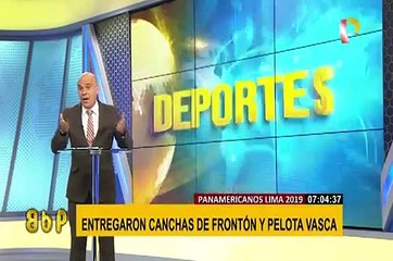 Panamericanos 2019: entregan canchas de frontón y pelota vasca en complejo deportivo de VMT