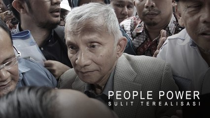 Ajakan <i>People Power</i> Amien Rais Dinilai Sulit Terealisasi