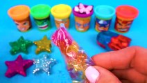 Making 3 Glitter Ice Cream out of Play Doh Ball Learn Colors Zuru 5 Surprise Toys