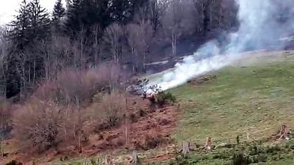 Le Thillot : L'incendie qui a ravagé 15 hectares sur sa fin