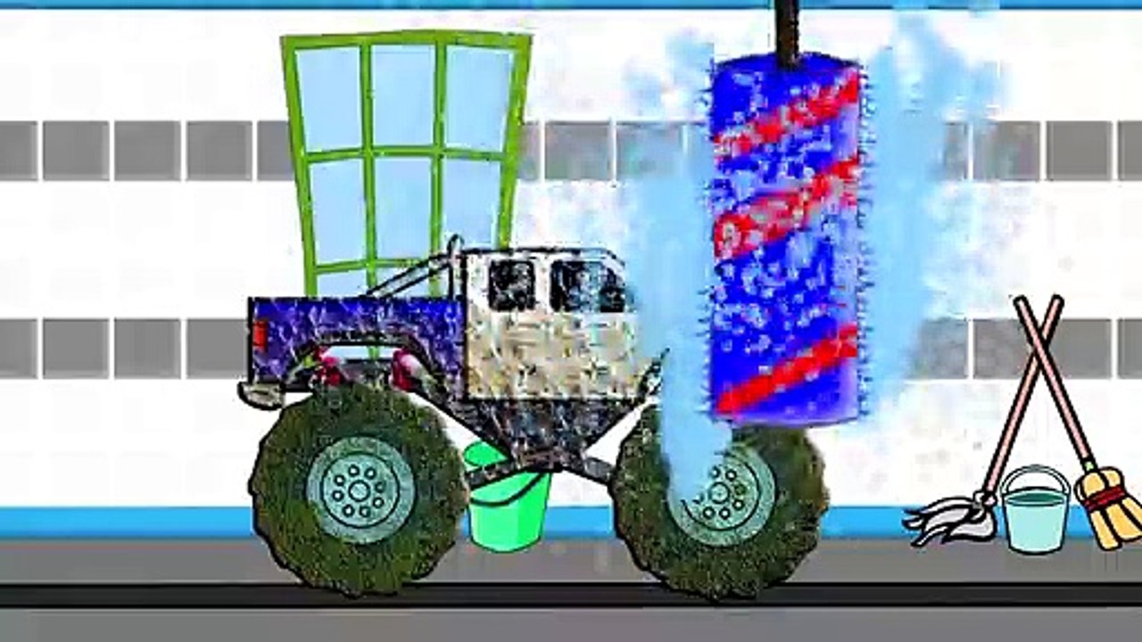 Monster Truck De Lavage De Voiture - Auto Myjnia
