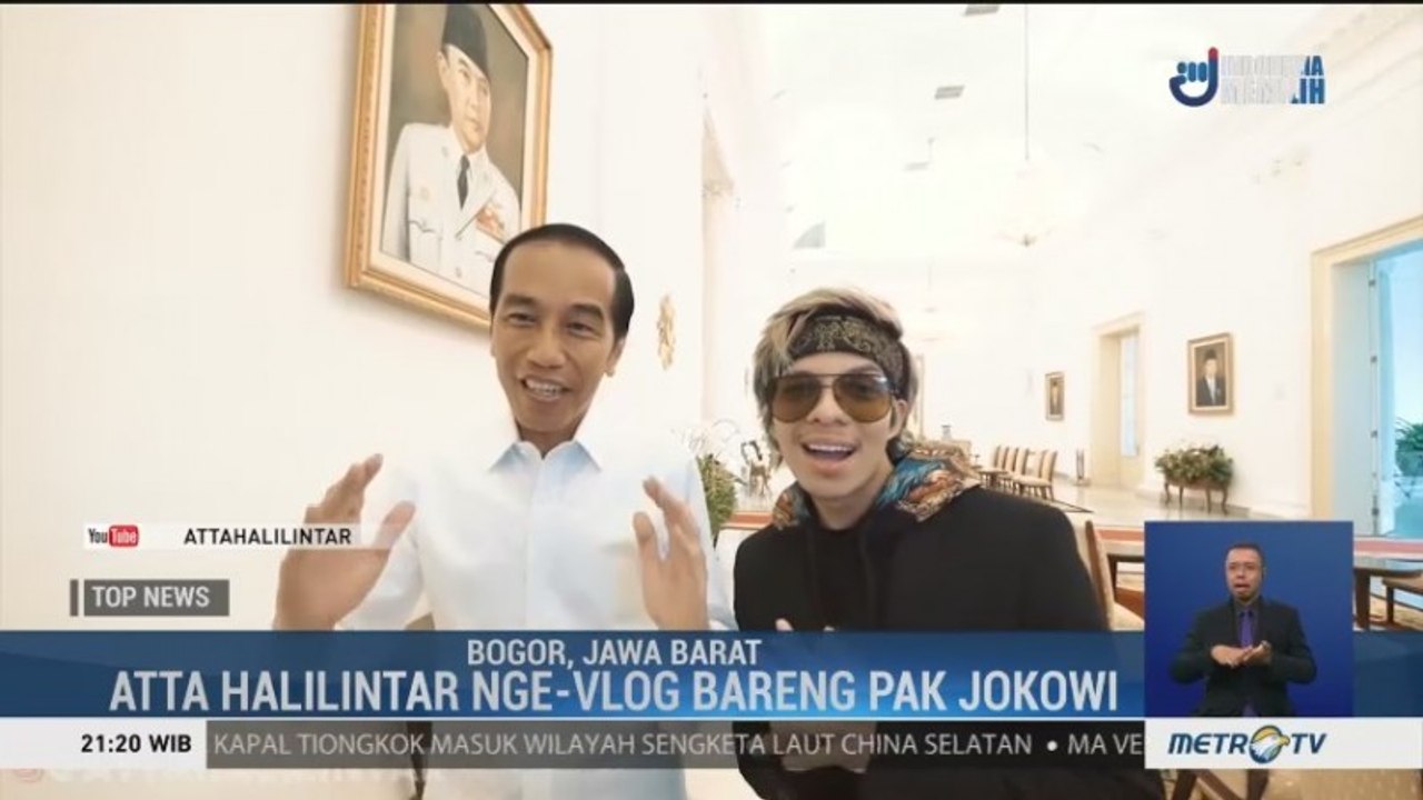 Atta Halilintar Gerebek Istana Kepresidenan