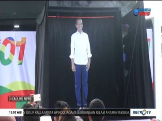 Hologram Jokowi Sapa Warga Serang