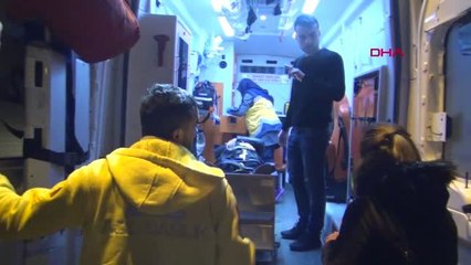 Zonguldak Yayaya Çarpmamak İçin Motoru Devirince Kendi Yaralandı