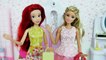 Disney Princesse Ariel la Sirène Barbie Chiot salle de Bains Douche de la Routine de la Nouvelle robe