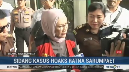 Jaksa Hadirkan 4 Saksi di Sidang Ratna Sarumpaet