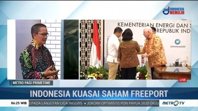 Indonesia Kuasai Saham Freeport