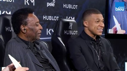 Football : quand le roi Pelé et le prodige Kylian Mbappé se rencontrent pour la première fois