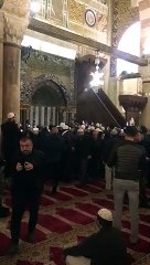 Türk ziyaretçiler Miraç gecesi Mescid-i Aksa'da