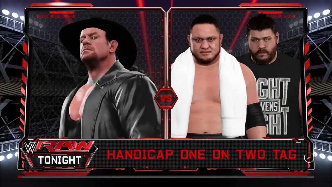 One on two handicap match (WWE 2K17)