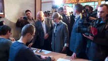 Ukraine Candidate Yulia Tymoshenko has voted at elections of President